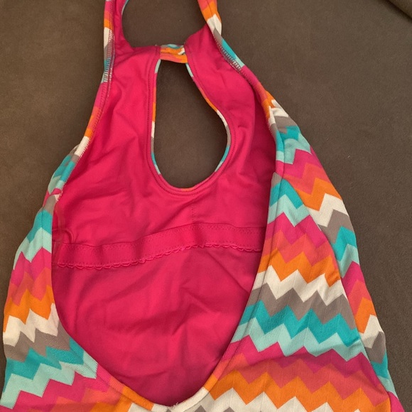 One piece bathing suit. NWOT colorful ! - Picture 5 of 7